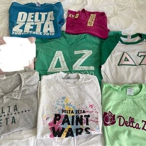 Vintage Delta Zeta Sorority t-shirts